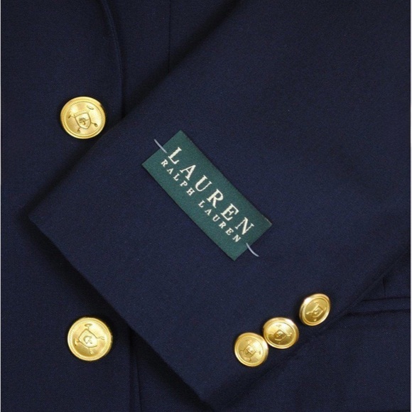 Lauren Ralph Lauren Boy's Blazer - Navy - Picture 3 of 3